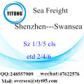 Shenzhen Port LCL Konsolidierung nach Swansea